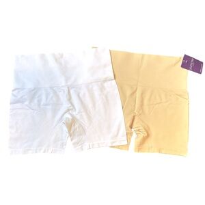 YUMMIE shapeware 2 pc high waist boyshort tummy control undies L/XL - NWT!
